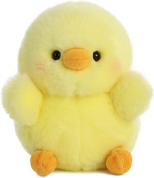 Aurora World Rolly Pet – 5″ Chickadee Chick, Yellow